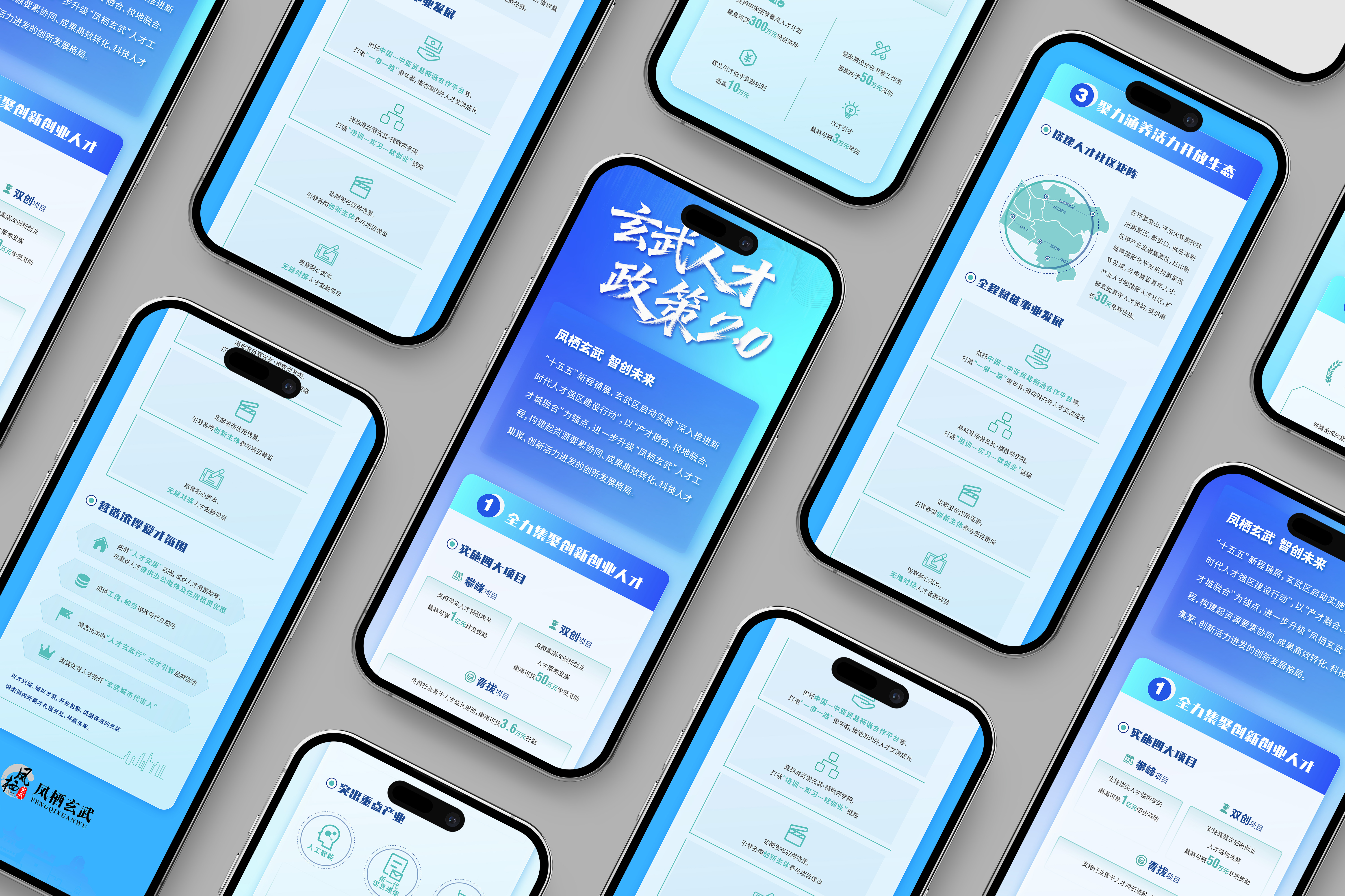 玄武区人才政策长图